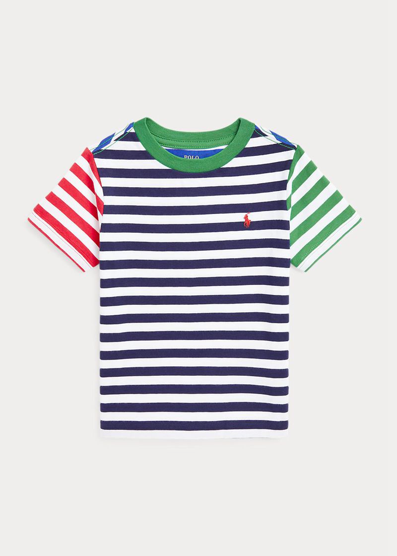 Camiseta Ralph Lauren Niño 1.5-6 Años Striped Cotton Jersey Chile Multicolor GBMQU-2439